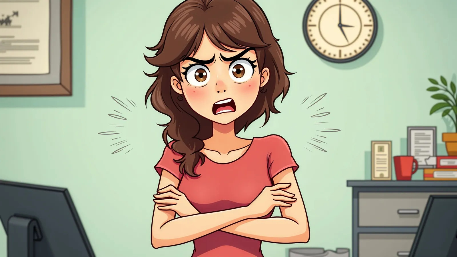 A HR-es idegösszeomlása illusztráció